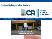 Tablet Screenshot of comodoro.gov.ar